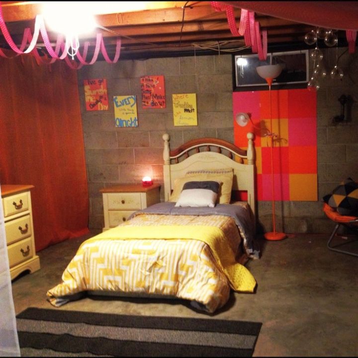 minimalist rustic bedroom basement ideas