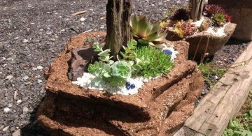 minimalist small rock garden designs