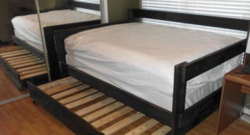 minimalist unique trundle beds