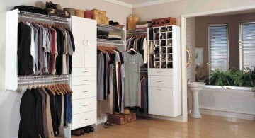 minimalist walk in closet furniture