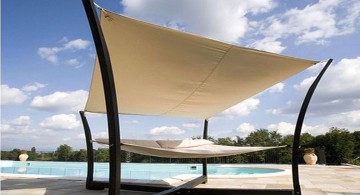 modern Outdoor swinging beds