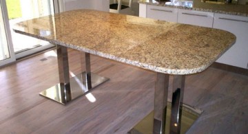 modern granite dining room table