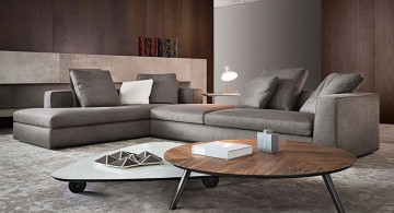 modern room arrangements by Minotti