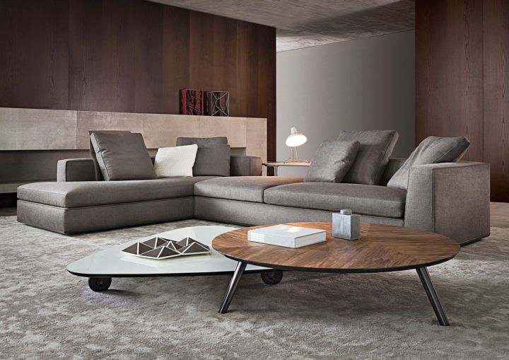 modern room arrangements by Minotti