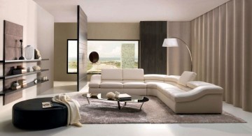 modern room arrangements with L shaped sofa