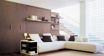 modern wall bed couch for urban apartments