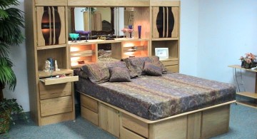 platform murphy bed unit