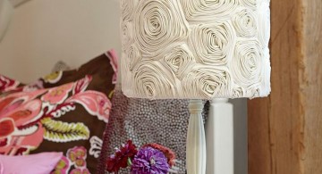 plush Rosette lamp shade