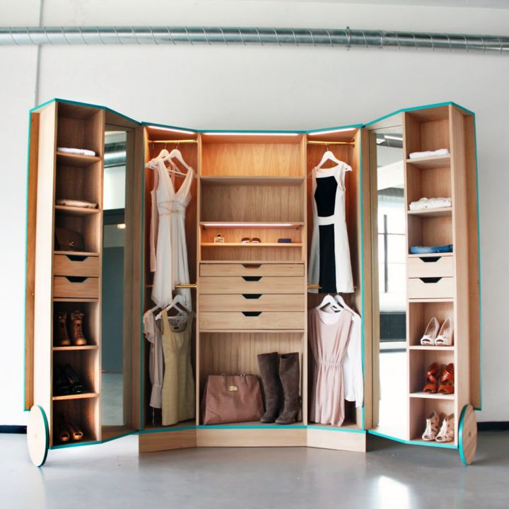 portable walk in closet furniture