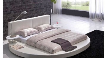 round bed frame with normal mattress