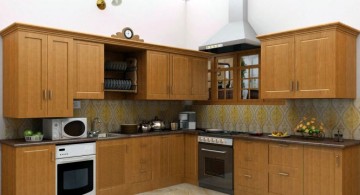 rustic modular kitchen