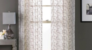 rustic sheer curtains privacy