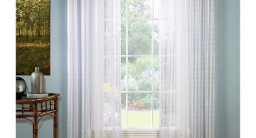 sheer curtains privacy floating