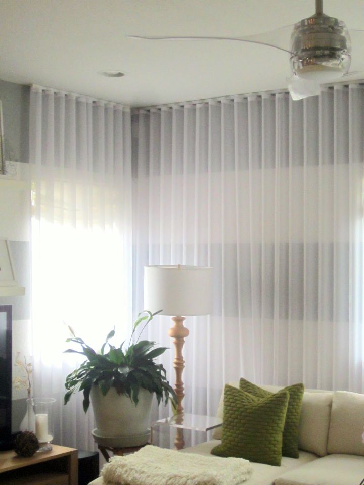 sheer curtains privacy panel