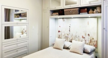 simple bedroom basement ideas with murphy bed