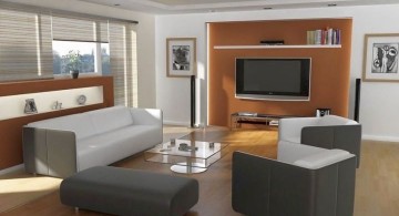 simple contemporary living room tv ideas