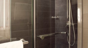 simple modern glass shower