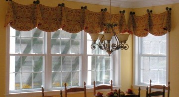 simple pinched bells types of valances