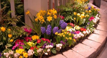 simple rock garden ideas around the fence