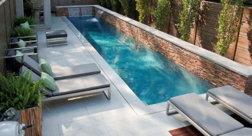 small pool ideas for narrow space