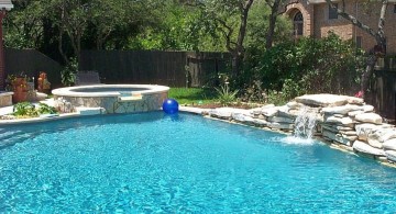 small pool waterfall ideas