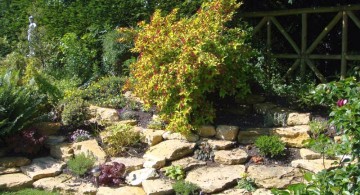 small rock garden designs for large yards