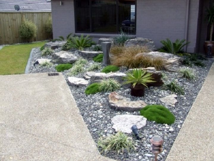 Easy Rock Garden Designs / 47 Simple Rock Garden Decor Ideas For Front ...