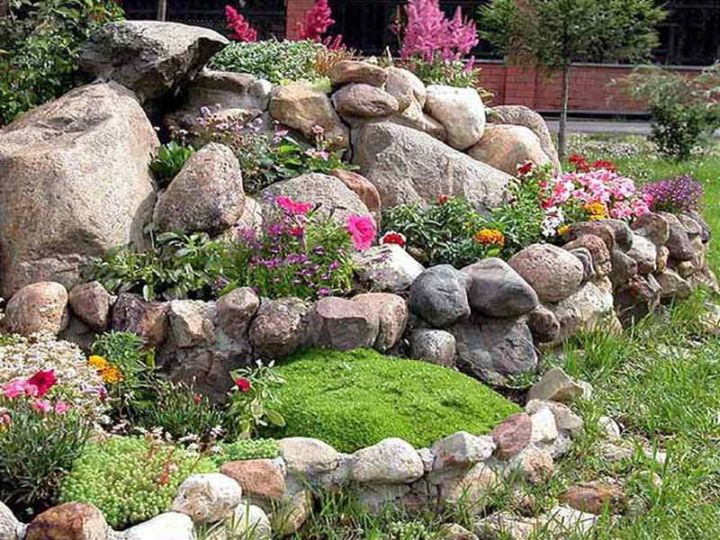Simple Small Rock Garden Ideas