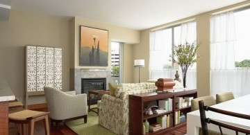 small sitting room ideas with large windows