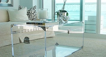 transparent trunk coffee table
