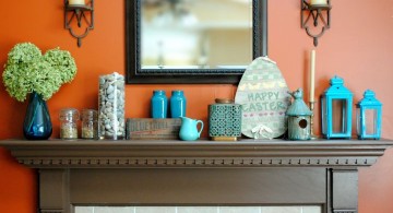 turquoise living room decor set