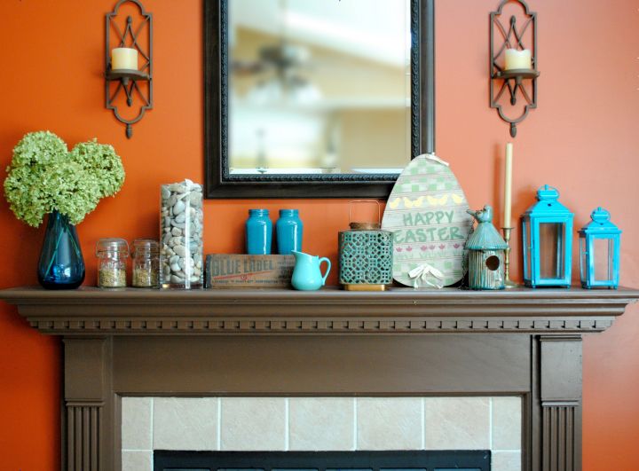 turquoise living room decor set