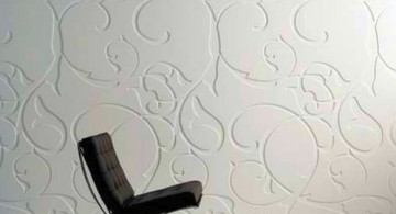 unique wall panels with paisley pattern