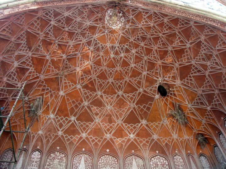 vaulted on Taj Mahal beautiful ceilings