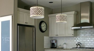 vintage  hanging kitchen light for small apartments