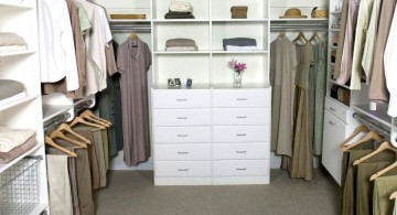 walk in closet furniture in white and grey