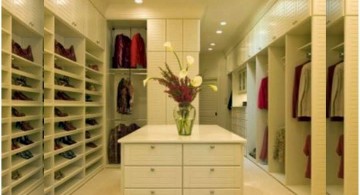 walk in closet furniture with island