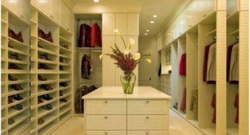 walk in closet furniture with island