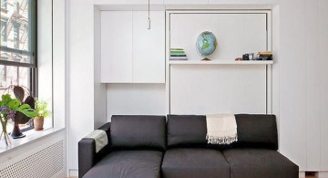 wall bed couch for small living room