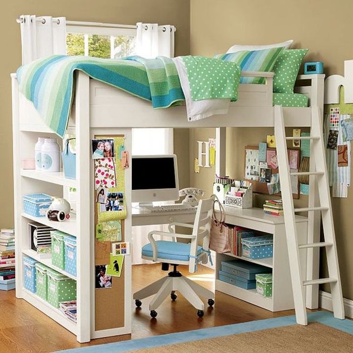 17 Spiffy White Loft Bed with Desk Designs