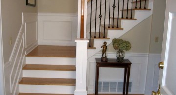 wood staircase for small space