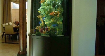 contemporary fish tank coral tank