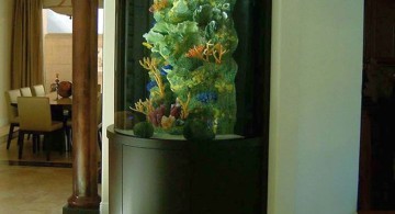 contemporary fish tank coral tank