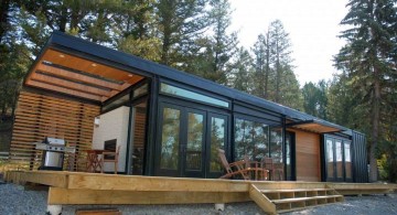contemporary mobile homes in the wood