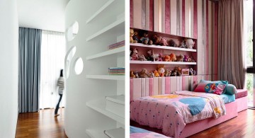 detached modern house kids room