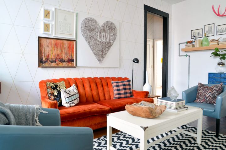 eclectic rooms with DIY wall decor