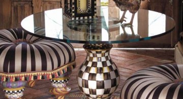 featured image of checkered pedestal table base ideas