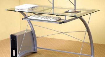 featured image of clear office desk with curved legs