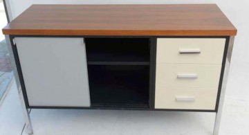 featured image of credenza with metal legs and drawers