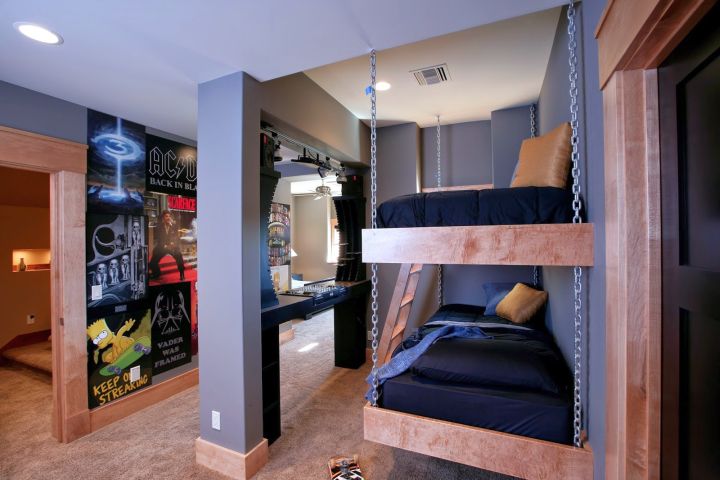 funky bedroom ideas with bunk beds